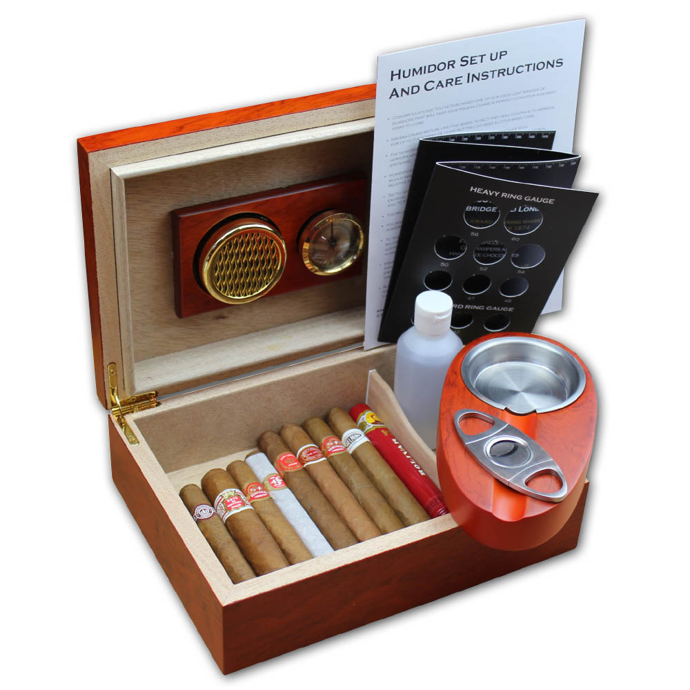 Beginner Compendium Humidor The Starter Pack Cigar Selection